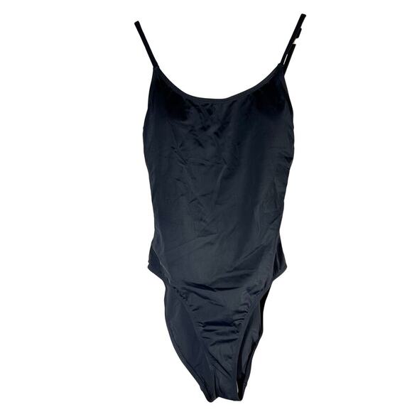 Andie The Amalfi Long Torso One-Piece Swimsuit Size Medium Black